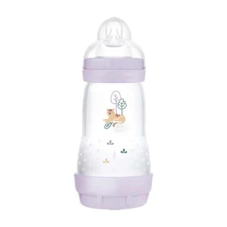 Бебешко шише против колики Mam Easy-Start Anti Colic в лилаво, 260 мл